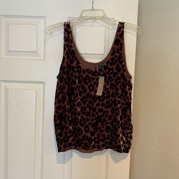 J. Crew Leopard Velvet Tank - Picture 4 of 7